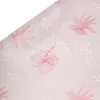 Floral patterned wrapping decorative foil sheet 57cm x 57cm, 20 pcs. - White