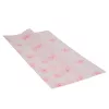 Floral patterned wrapping decorative foil sheet 57cm x 57cm, 20 pcs. - White