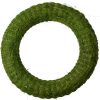 Sisal-covered hay wreath base 25cm/5cm - Green