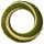 Sisal-covered hay wreath base decorated with millet 25cm/6cm - Green