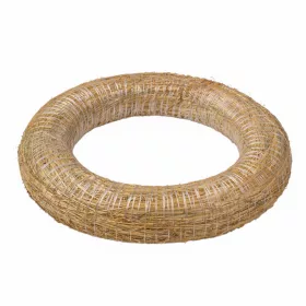 Szénával bevont szalma koszorúalap 35cm/6cm