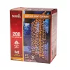 DOT LED-es fényfüggöny, 2x2m, melegfehér 200 LED