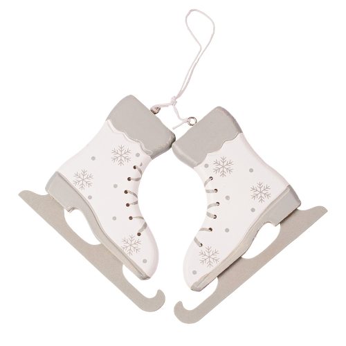 1 pair of skates Christmas tree decoration 10 x 12cm