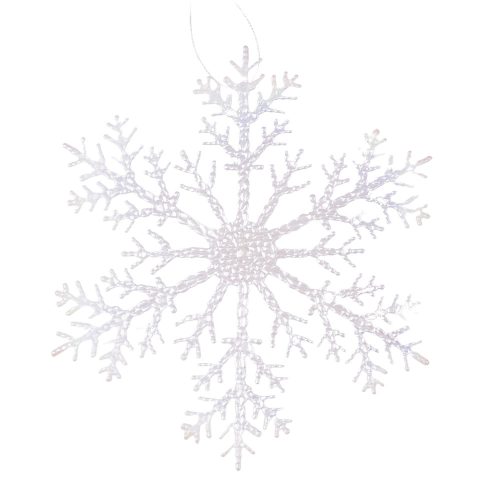 Snowflake Christmas tree decoration 20cm