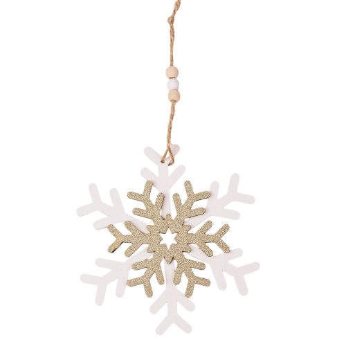 Snowflake Christmas tree decoration 15cm