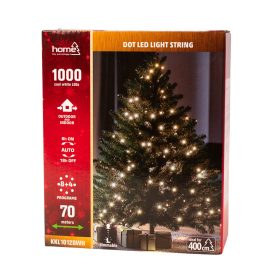 DOT LED string light, 70 + 5m, cool white