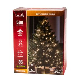 DOT LED-es fényfüzér, 35 + 5m, hidegfehér, kültéri