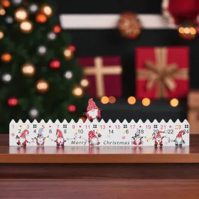 LED-es adventi naptár, fa