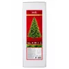 LED-es műfenyő 240 cm, 550 db melegfehér LED, 8 fényprogrammal, 3D+2D tűlevelekkel, fém talppal