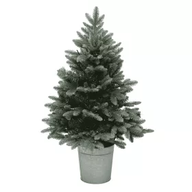   Elemes műfenyő beépített LED világítással, 90 cm magas