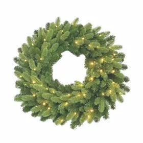   LED-es műkoszorú 60 cm, 50 db melegfehér LED, 8 fényprogrammal, 3D+2D ágakkal és időzítővel