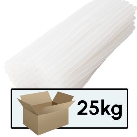   Kartonos ragasztópisztoly betét (ragasztó rúd) 7mm x 20cm (1 karton = 25 csomag = kb. 3025 db.) 