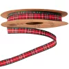 Karácsonyi skótkockás szalag 10mm x 10m