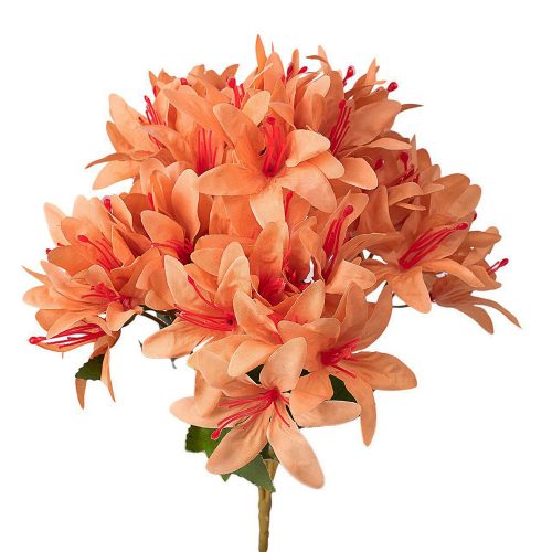 Selyemvirág csokor, 5 ágú, 29cm magas - Bézs