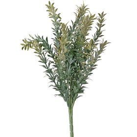 Dekor bokor, 7 ágú, 40cm magas - Sötétzöld