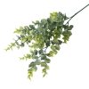 Eucalyptus bouquet, 3-stem, 70cm tall - Green / White