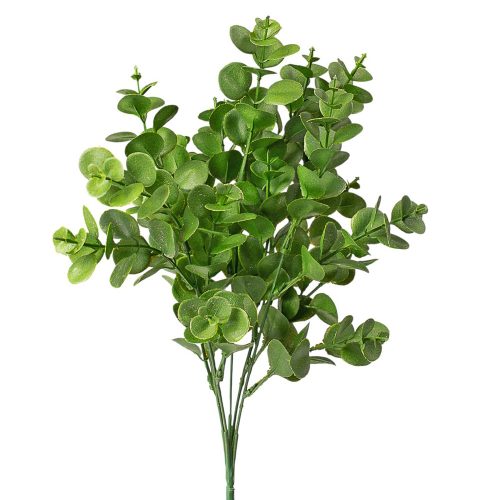 Eucalyptus bouquet, 5-stem, 37cm tall - Dark Green