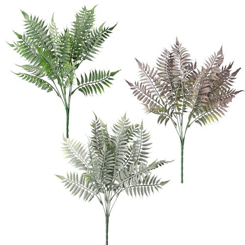 Páfrány csokor 7 ágú, 41cm magas - 60db-os mix