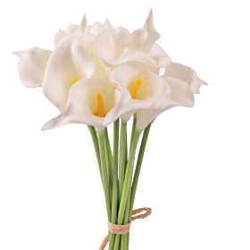 Real touch kála köteg, 10 szálas, 36cm magas - Fehér