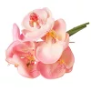 Real touch orchidea köteg, 6 szál, 33 cm magas - Rózsaszín