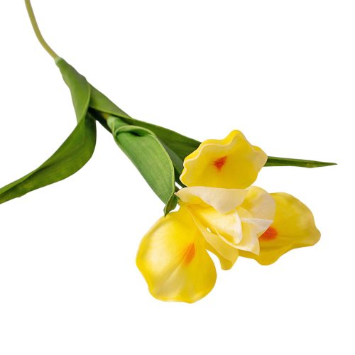 Real touch írisz szál, 58cm magas - Sárga