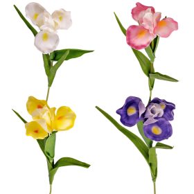 Real touch írisz szál, 58cm magas - 60db-os mix