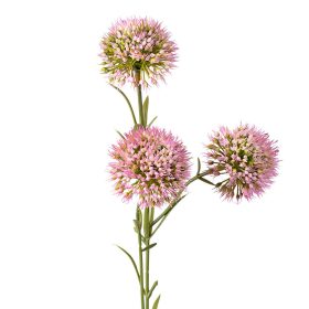 Dekorációs műnövény szál, 46cm magas - Rózsaszín