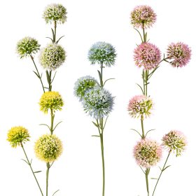 Dekorációs műnövény szál, 46cm magas - 48db-os mix