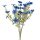 Silk flower bouquet, 40cm tall - Dark Blue