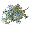 Silk flower bouquet, 40cm tall - Light Blue