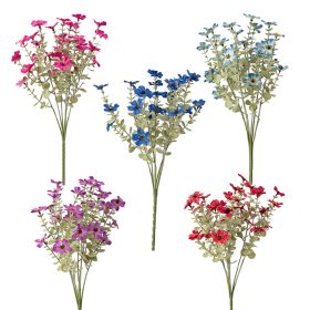 Selyemvirág csokor, 40cm magas - 60db-os mix