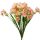 Daffodil silk flower bouquet, 47cm tall - Cream / Pink