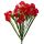 Daffodil silk flower bouquet, 47cm tall - Red