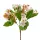 Kisvirágos selyemvirág csokor, 28cm magas - Fehér