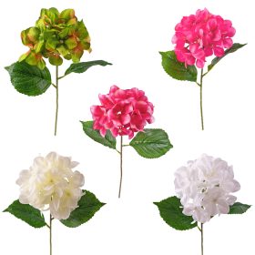 Hortenzia selyemvirág szál, 60cm magas - 70db-os mix