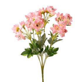 Selyemvirág csokor, 33cm magas - Rózsaszín