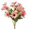 Silk flower bouquet, 37cm tall - Pink