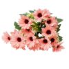 Silk flower bouquet, 37cm tall - Pink