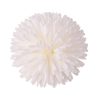 Krizantém selyemvirág fej, 21cm - Fehér