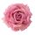 Rózsa selyemvirág fej, 11cm - Sötét rózsaszín