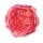 English rose silk flower head, 10.5cm - Pink