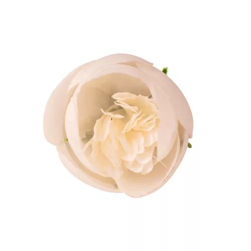 Buttercup Silk Flower Head, 3cm - White