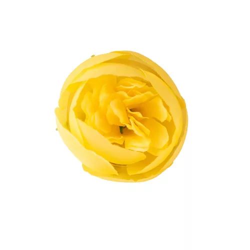 Buttercup Silk Flower Head, 3cm - Lemon Yellow
