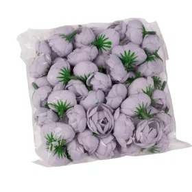 Buttercup Silk Flower Head, 3cm - Light Purple