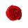 Boglárka selyemvirág fej, 3cm - Piros