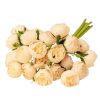 Buttercup Silk Flower Bundle, 24 Heads, 28cm Tall - Cream