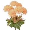 Krizantém selyemvirág csokor, 7 fejes, 42cm magas, virágfej átmérő: 9cm - Krém