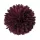Krizantém selyemvirág fej, 14cm - Wine red