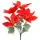 Poinsettia bouquet, 5 heads, 31cm height - Red