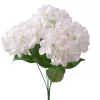 Real touch hortenzia ág, 73cm magas - Fehér